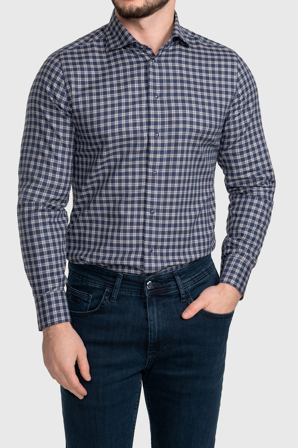 Сорочка мужская TR23A/05/0131 slim fit