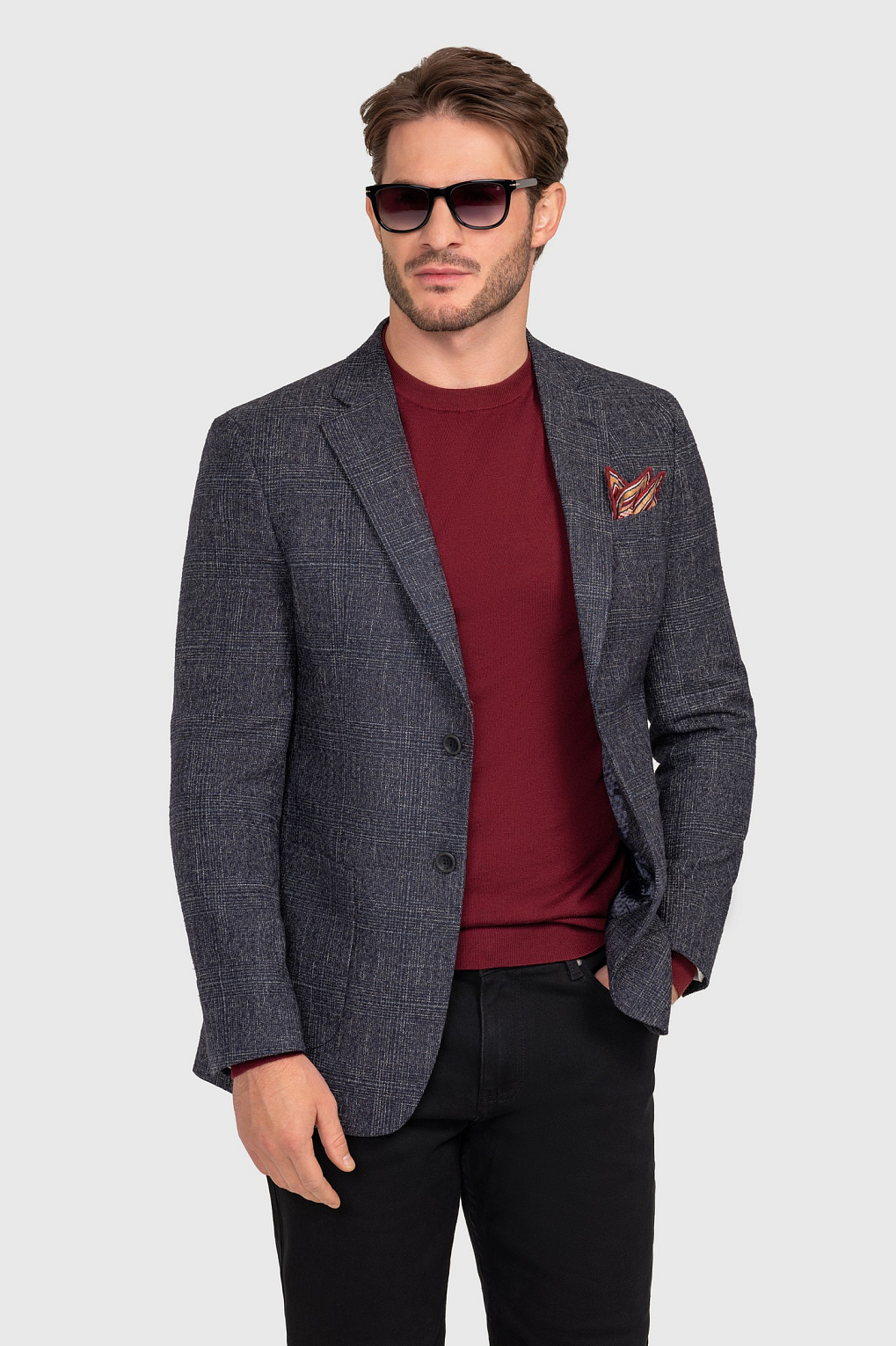 Пиджак мужской Ambizione tr slim fit, синий, 