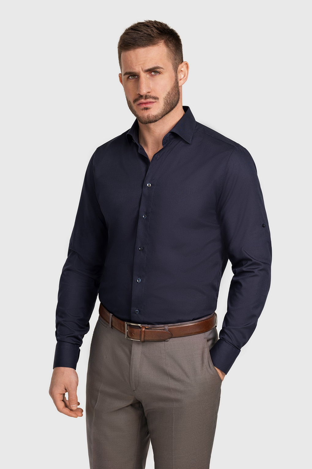 Сорочка мужская SR24E/05/0151 slim fit