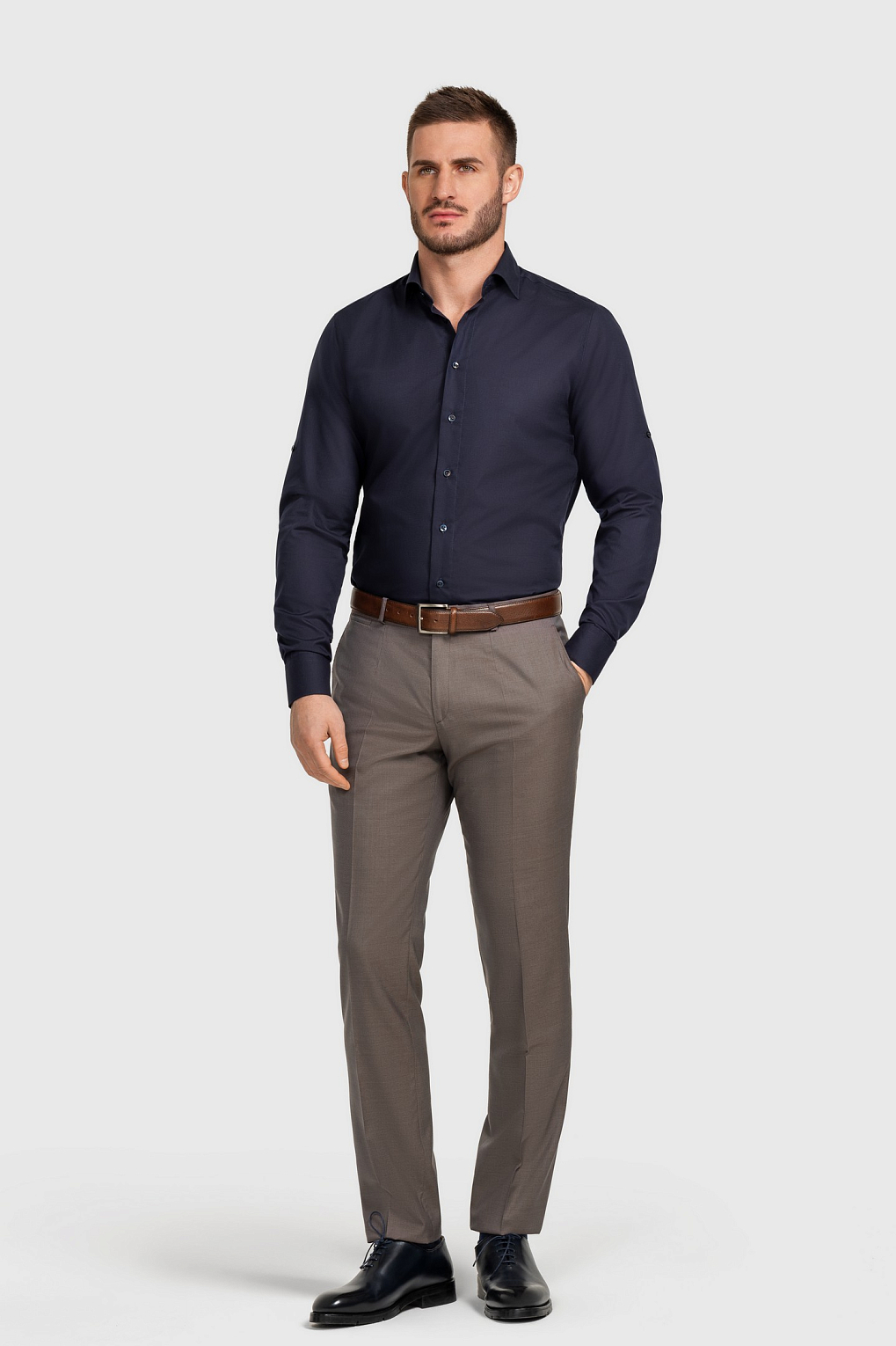 Сорочка мужская SR24E/05/0151 slim fit