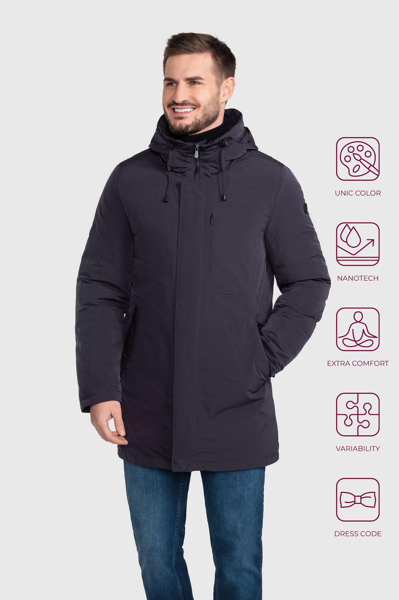 Куртка пуховая мужская SR23A/12/0065 - 1