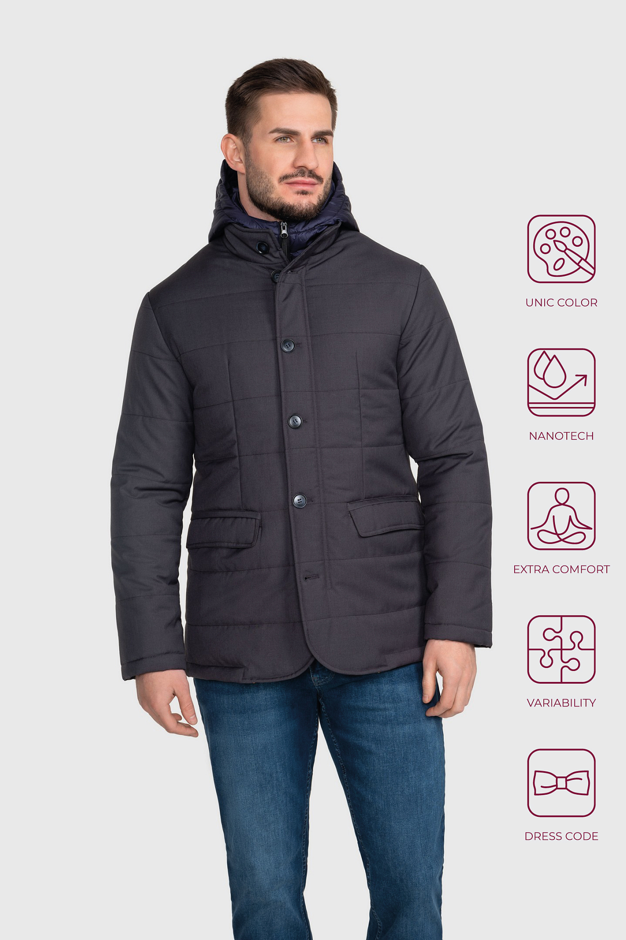 Куртка утепленная мужская SR23A/12/0067 - 1