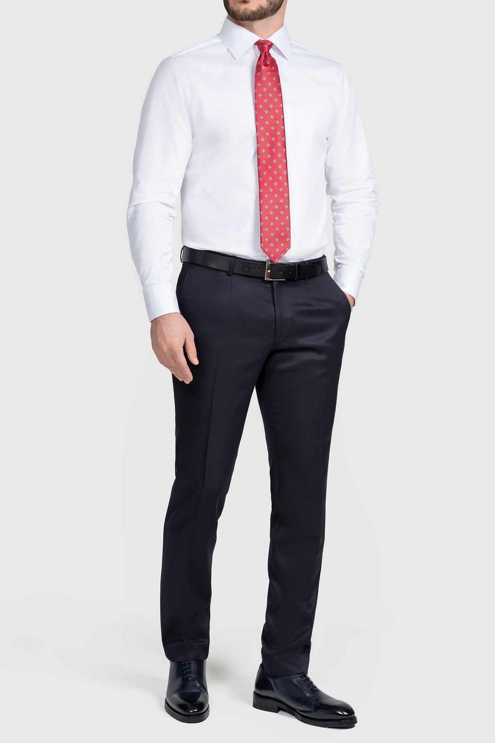 Брюки мужской Tinari slim fit, синий, шерсть