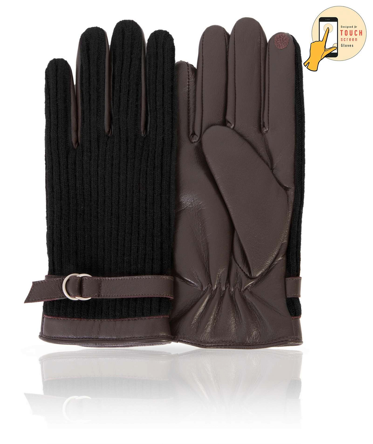 Перчатки мужские i.GT11_OSLO/BR.BL - 1