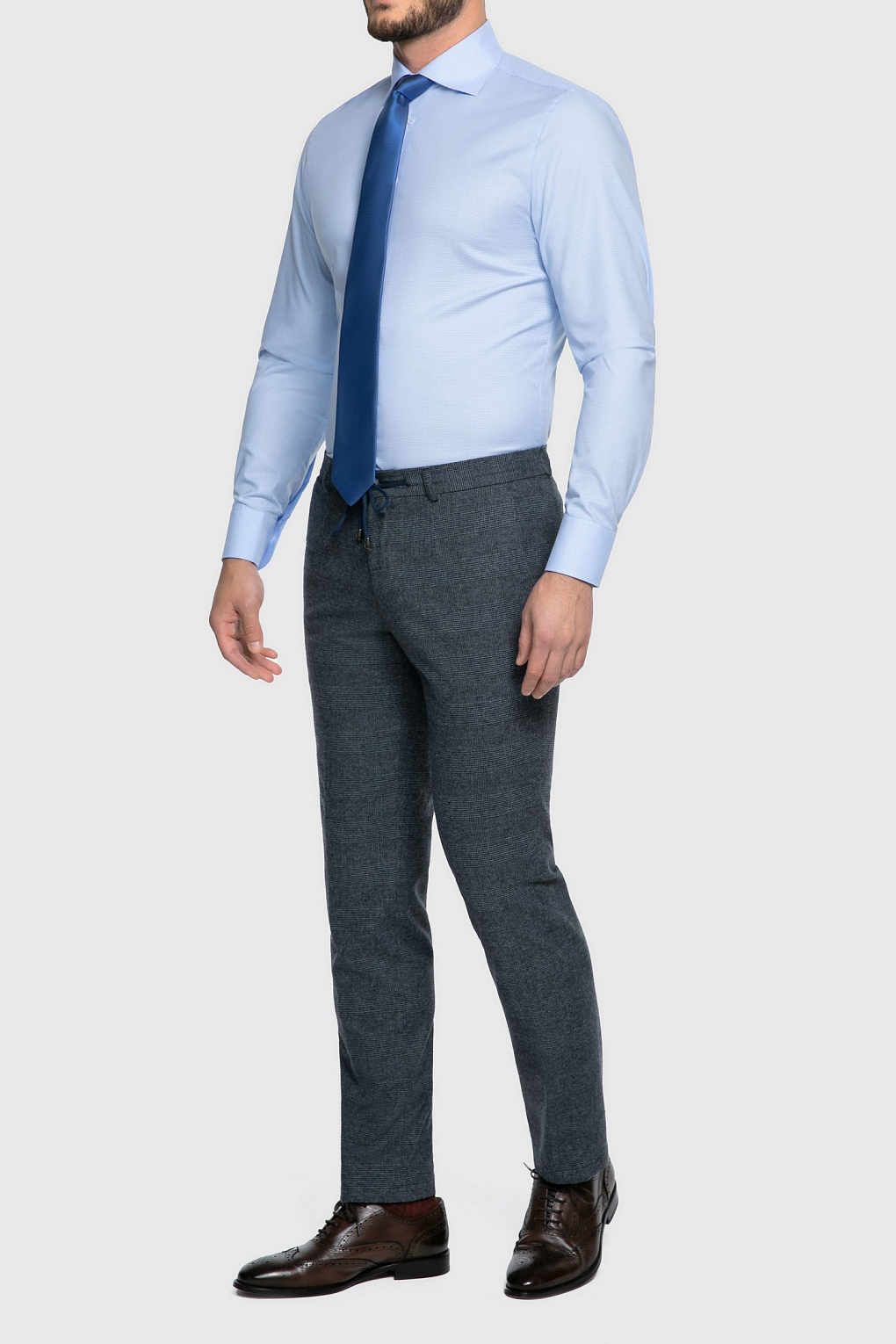 Сорочка мужская BASIC/05/0020 slim fit