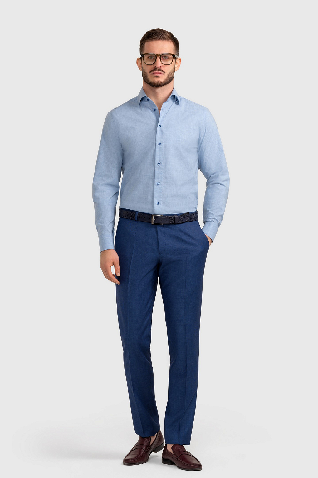 Сорочка мужская TR24E/05/0159 slim fit