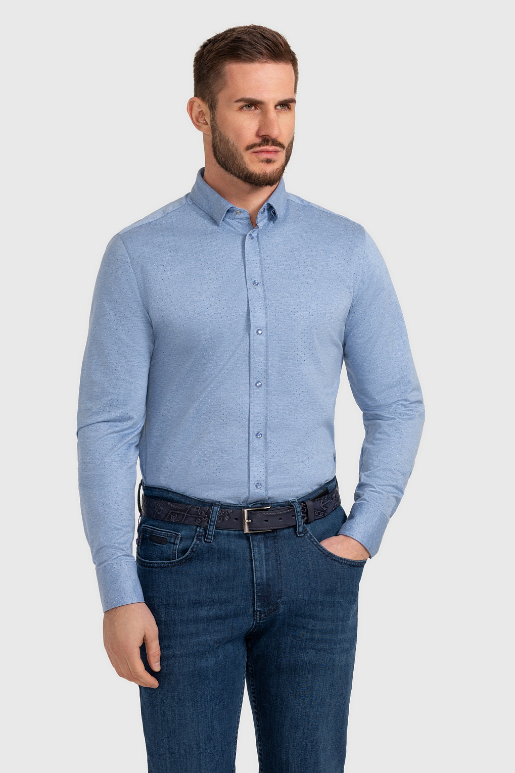 Сорочка мужская TR24E/05/0160 slim fit