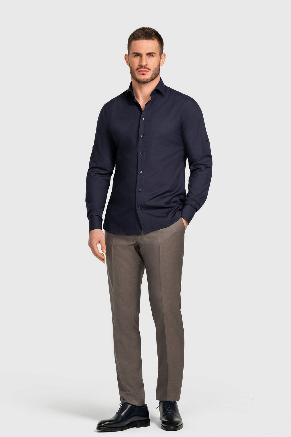 Сорочка мужская SR24E/05/0151 slim fit