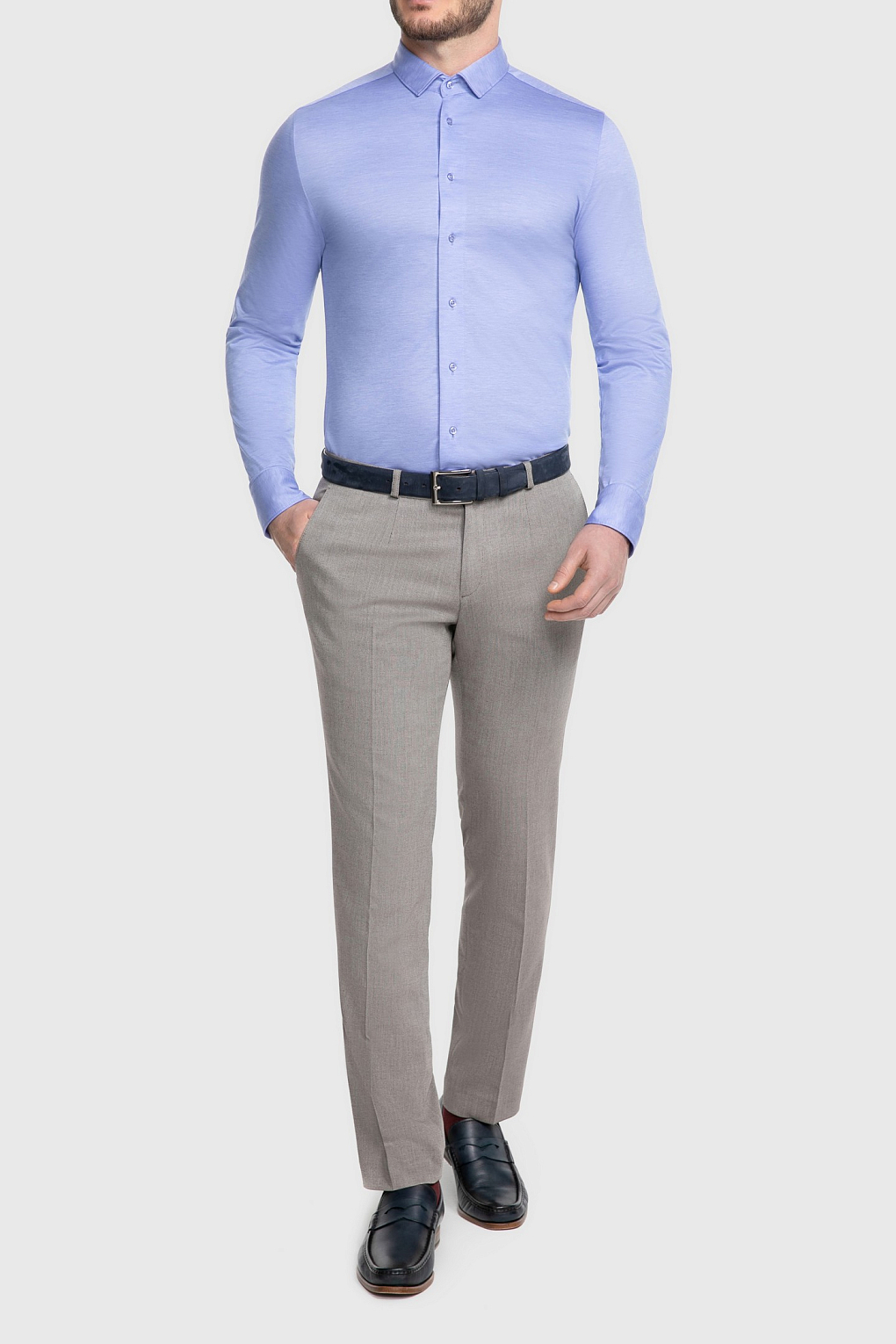 Сорочка мужская TR22E/05/0104 slim fit