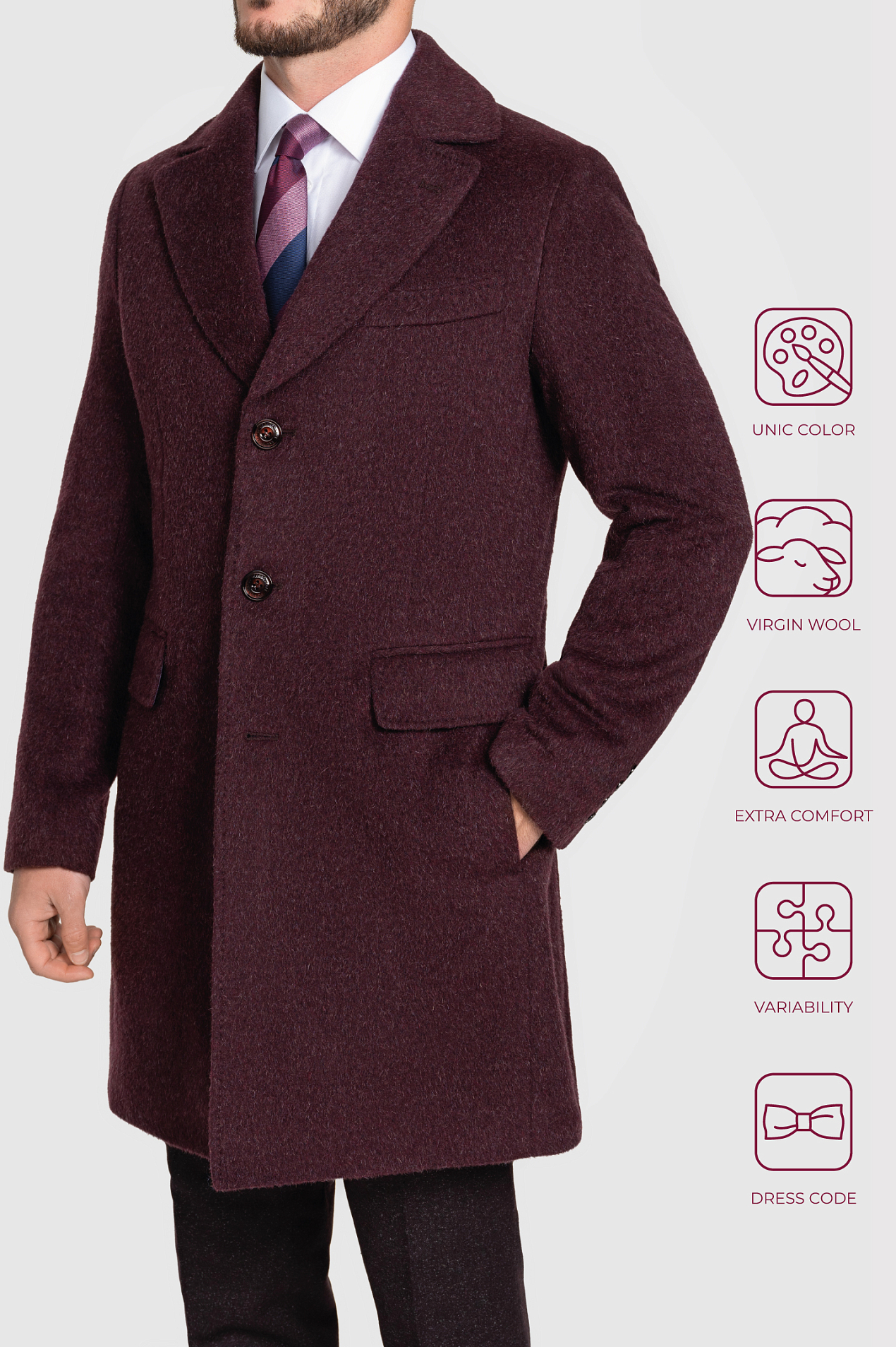 Пальто мужское Salieri - 1