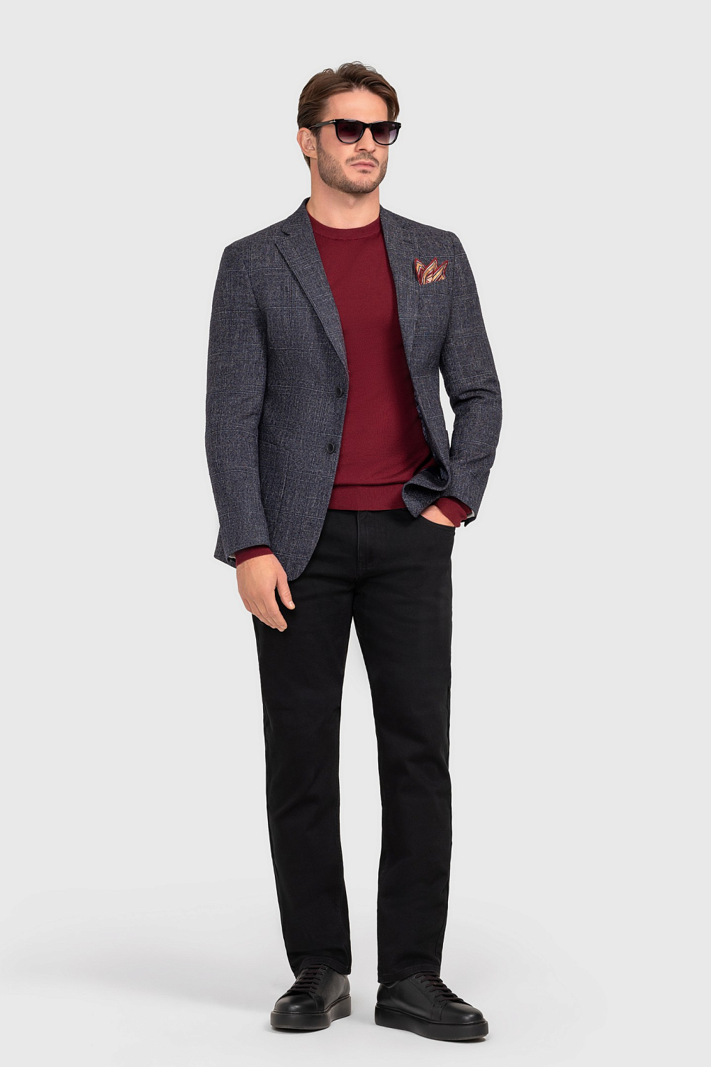 Пиджак мужской Ambizione tr slim fit, синий, 