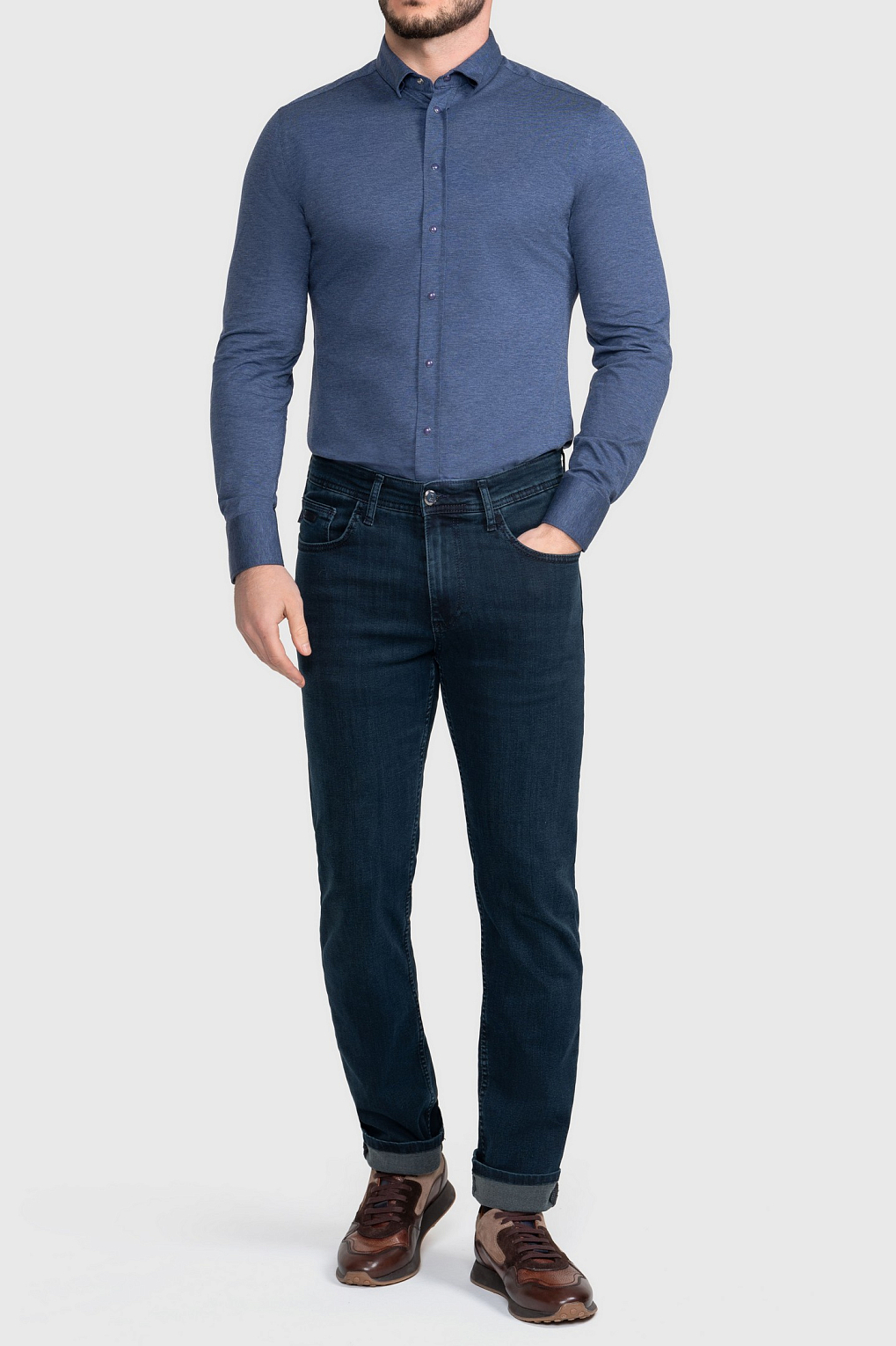 Сорочка мужская TR23A/05/0141 slim fit