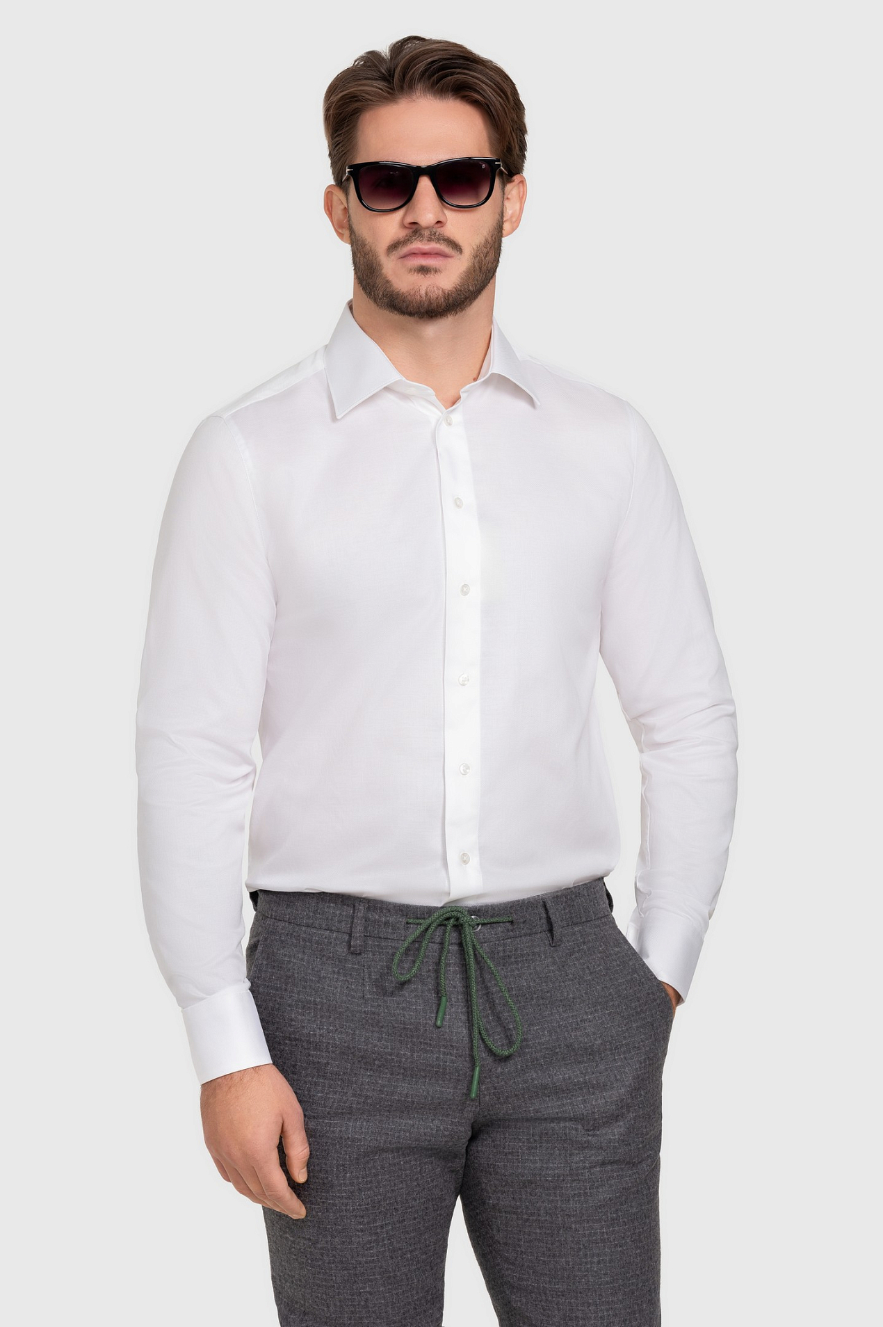 Сорочка мужская BASIC/05/0165 SL - 1